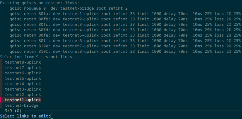 Screenshot of my quick and dirty script to edit test networks